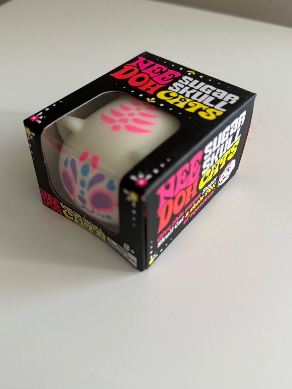 Nwt Needoh Sugar Skull Cats Stress Ball Toy Squish Schylling Authentic
